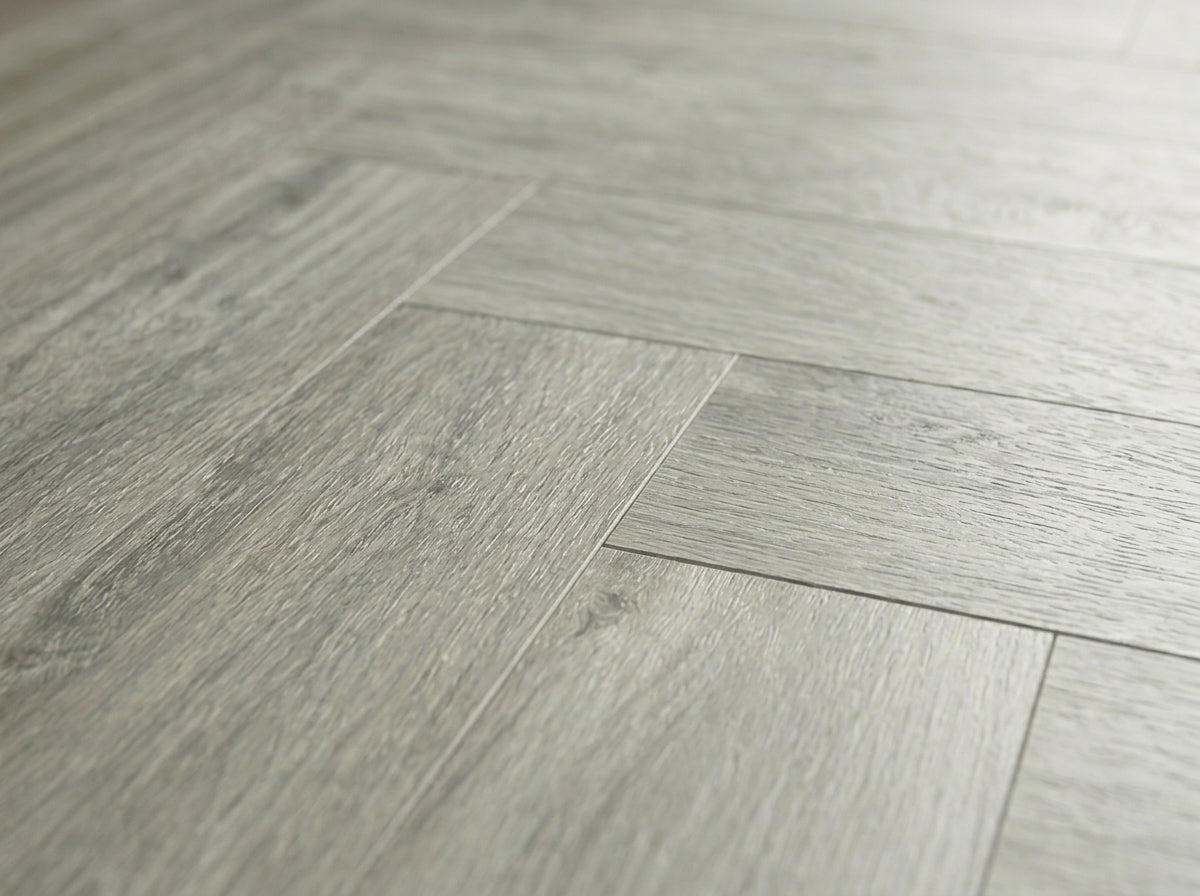 Herringbone Glacier Grey - LVT
