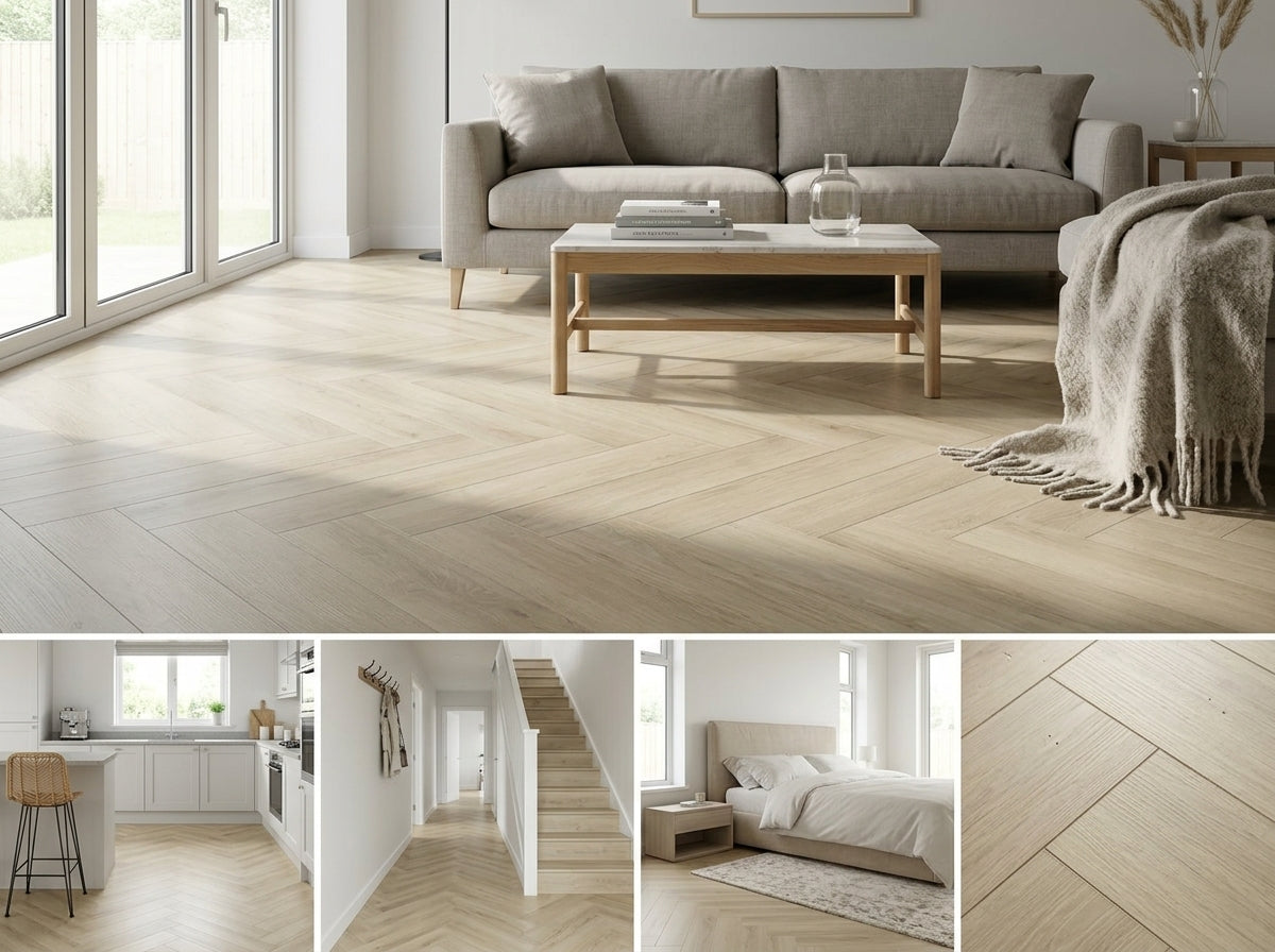 Herringbone Swedish Oak - LVT