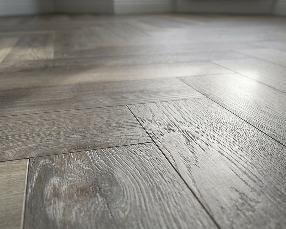 Herringbone Weathered Grey - LVT