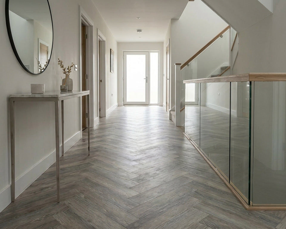 Herringbone Weathered Grey - LVT