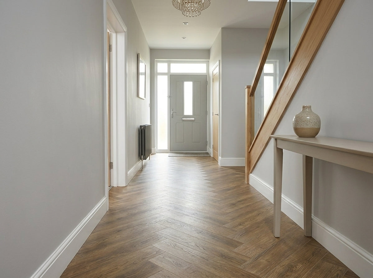 Herringbone Latte Oak - LVT