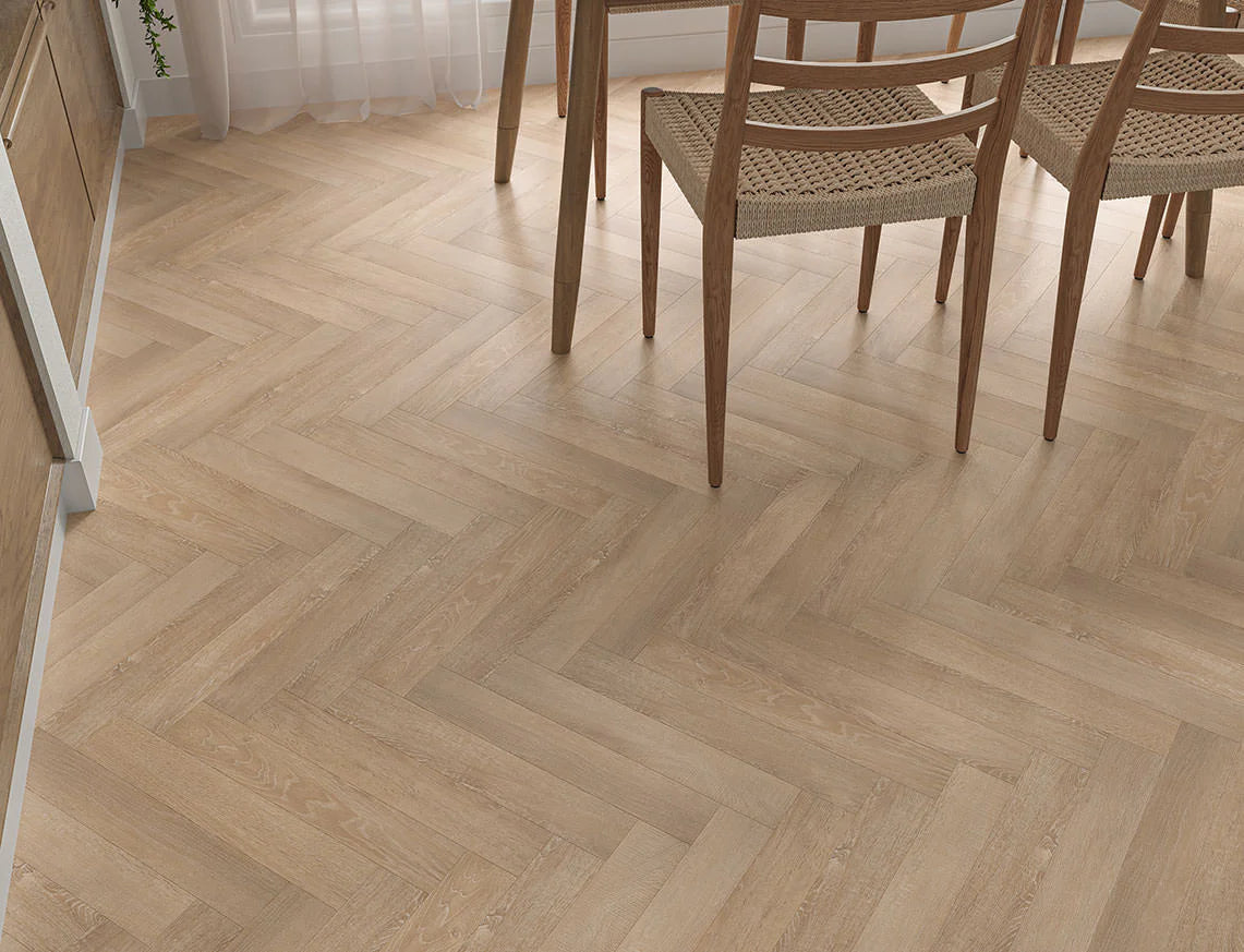 Sandy Oak Herringbone - Glue LVT