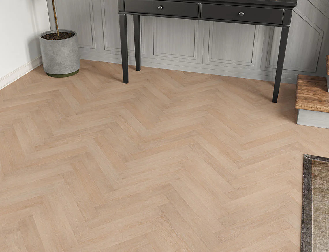 Honey Oak Herringbone - Glue LVT