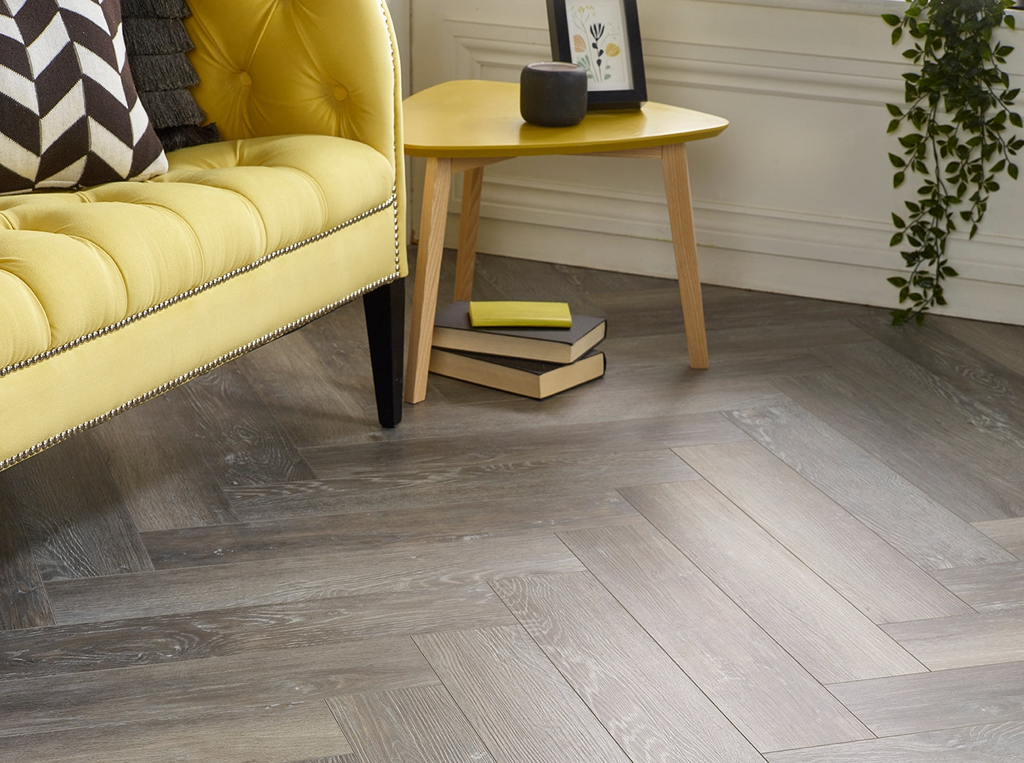 Herringbone Weathered Grey - LVT