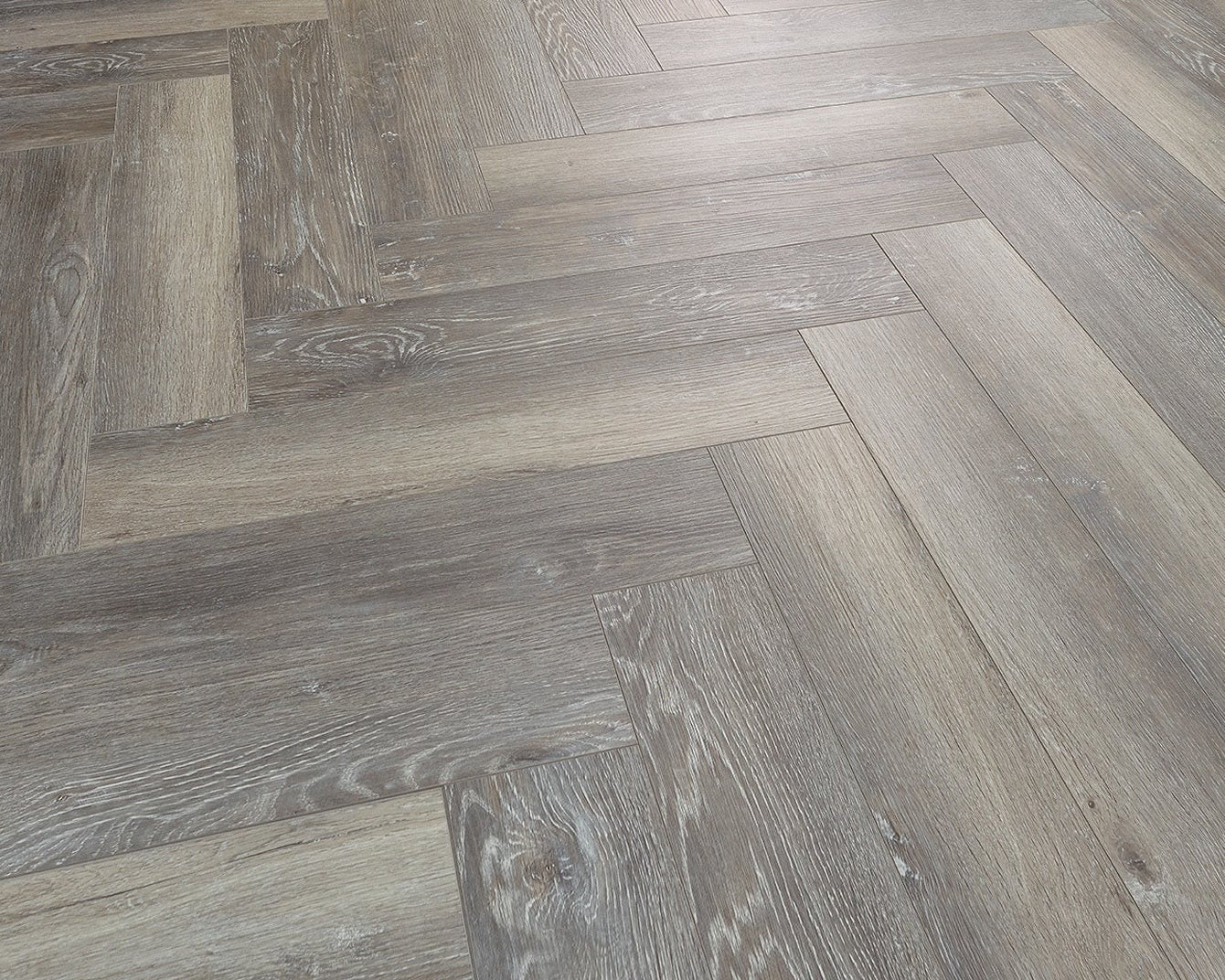 Herringbone Weathered Grey - LVT