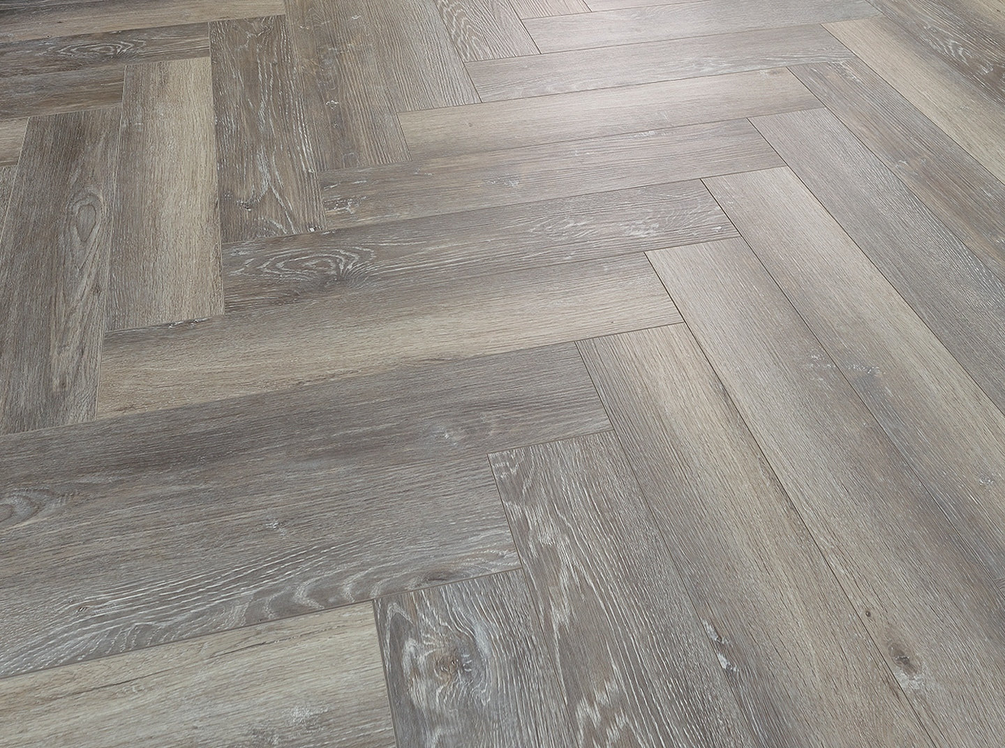 Herringbone Weathered Grey - LVT