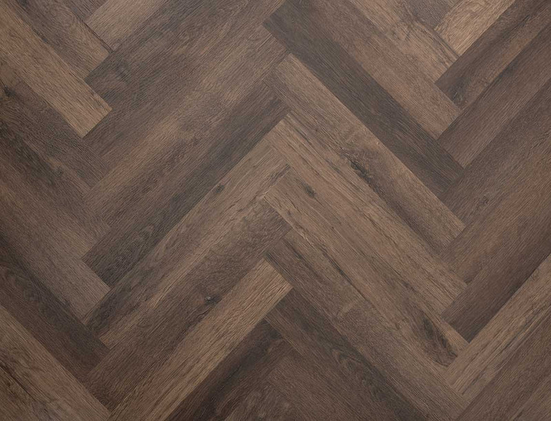 Walnut Oak Herringbone - Glue LVT