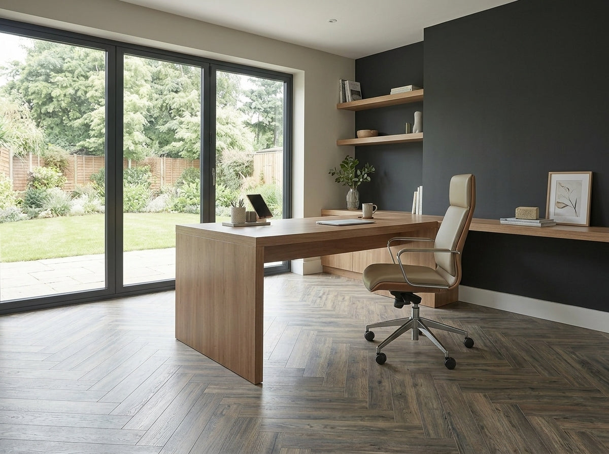 Herringbone Brushed Grey Oak - LVT