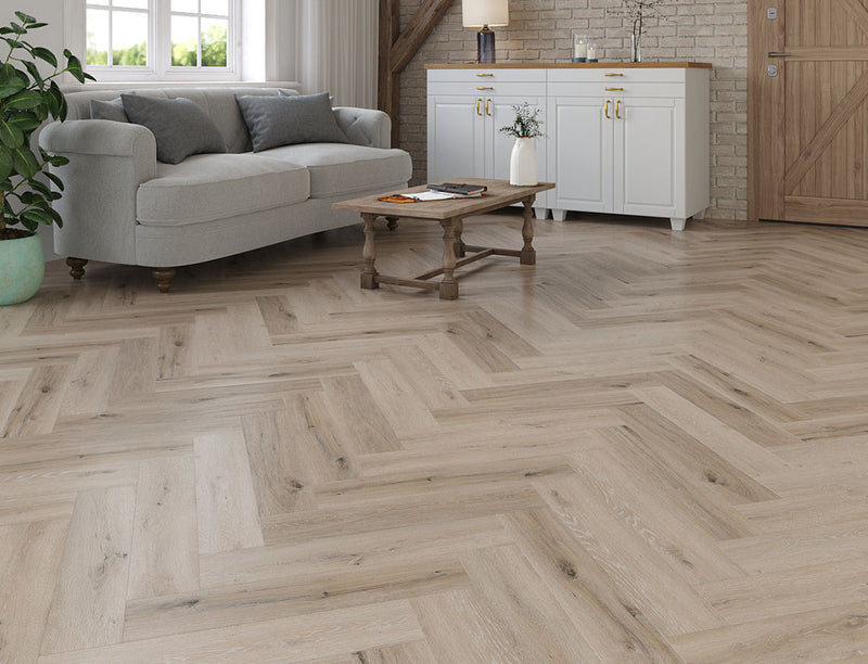 Herringbone Mumbles Oak - LVT