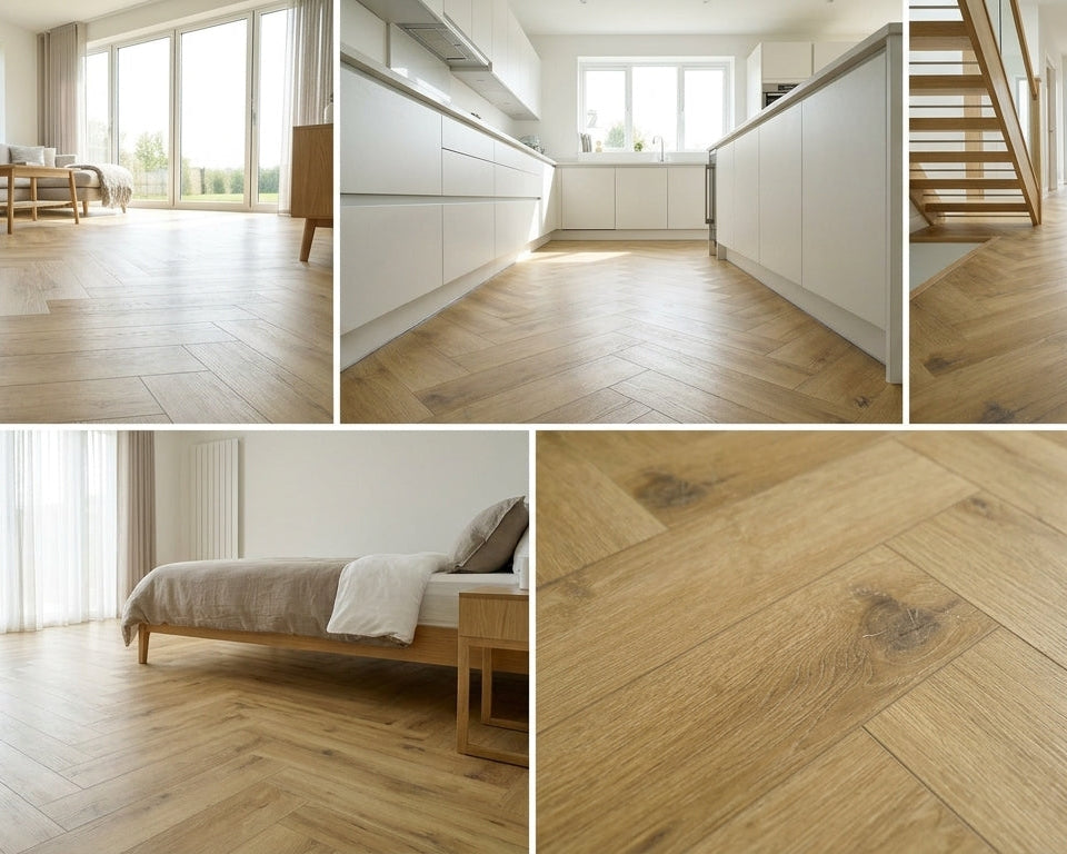 Herringbone Aged Oak - LVT