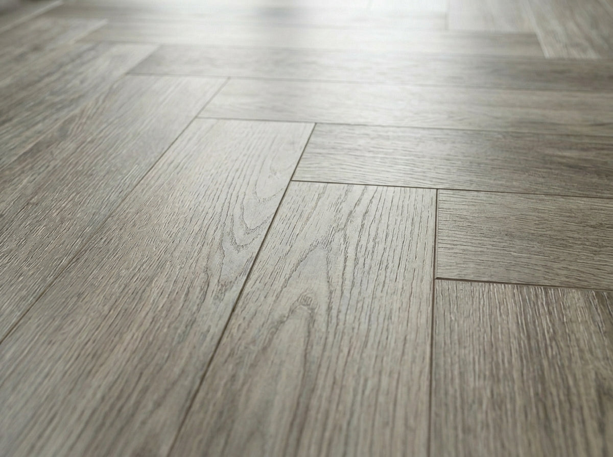 Herringbone Limed Oak - LVT
